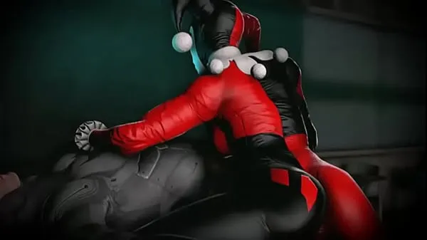 Harley Quinn Suck dick and cum Klip sejuk baharu