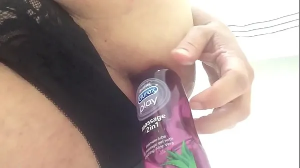 Nya Anal pleasure from deodorant can and lube coola klipp