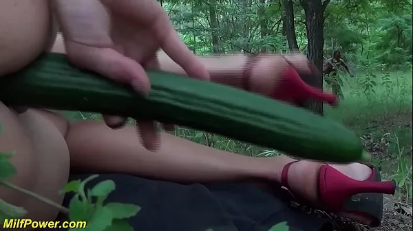New redhead stepmom rough big banged in the woods cool Clips