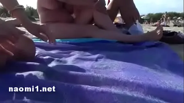 Klip baru public beach cap agde by naomi slut keren