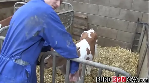 New Euro farmhand sucking cock before anal cool Clips