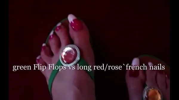 คลิปใหม่สุดเจ๋งflipflops and long toenails