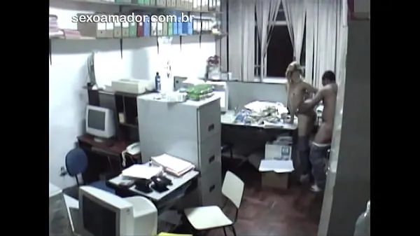 Naughty blonde has sex with another employee inside accounting office Klip sejuk baharu