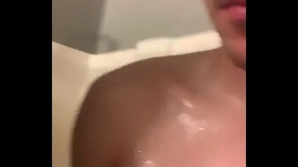 New Russian guy Alex in the shower 2 cool Clips