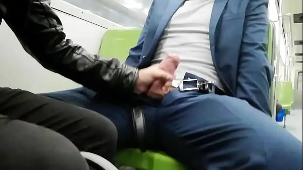 New Cruising in the Metro with an embarrassed boy cool Clips