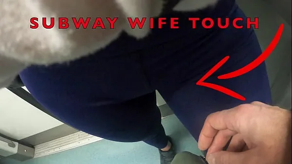 New My Wife Let Older Unknown Man to Touch her Pussy Lips Over her Spandex Leggings in Subway cool Clips