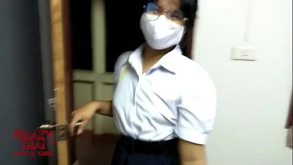 New Asian teen sex with his girlfriend wear thai student uniform cool Clips