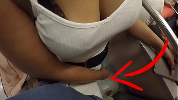 คลิปใหม่สุดเจ๋งUnknown Blonde Milf with Big Tits Started Touching My Dick in Subway ! That's called Clothed Sex