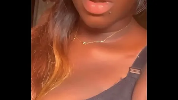 Big tits African bitch with yummy pussy
