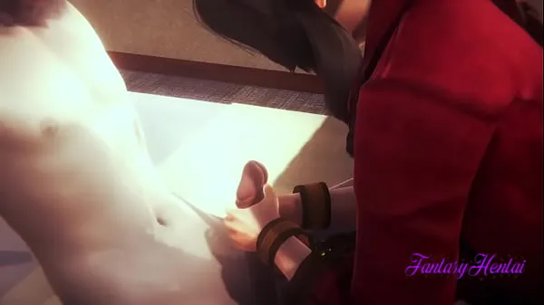 New Final Fantasy VII Hentai 3D - Aerith makes his boy enjoy a lot cool Clips