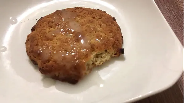 New Russian breakfast for friends! Cumming on cookies! Cum on food cool Clips