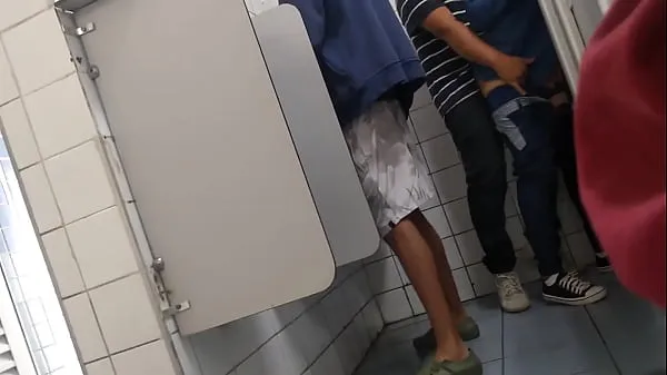 New fuck in the public bathroom cool Clips