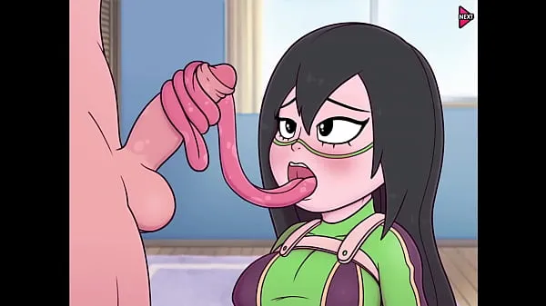 Novos Tsuyu Asui (Froppy) é pega se masturbando e isso a deixa com tesão clipes legais