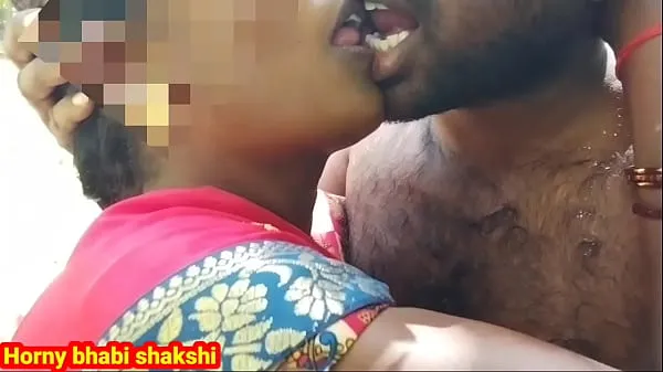 New Desi horny girl was going to the forest and then calling her friend kissing and fucking cool Clips