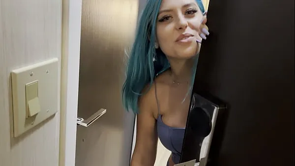 New Casting Curvy: Blue Hair Thick Porn Star BEGS to Fuck Delivery Guy cool Clips