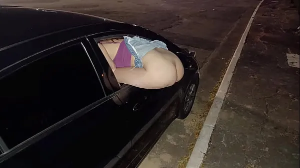 New Married with ass out the window offering ass to everyone on the street in public cool Clips