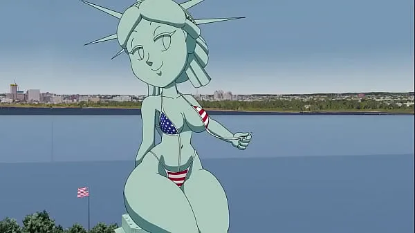Новые Статуя Свободы — Тансау (Порно Анимация, 18 крутые клипы