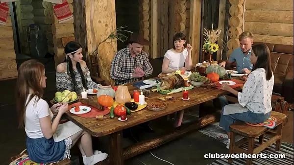 New Thanksgiving Dinner turns into Fucking Fiesta by ClubSweethearts cool Clips