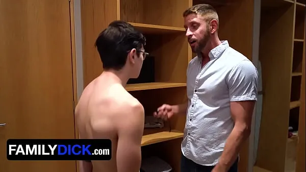 New Horny StepFather Conducts A Strip & Cavity Search On His Hot StepSon - FamilyDick cool Clips