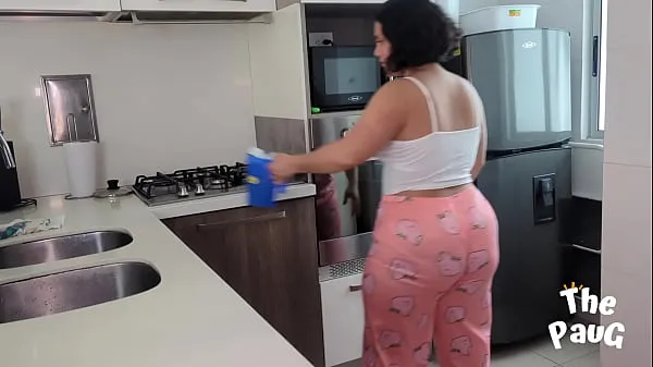 New Fucking with my roommate in the kitchen cool Clips