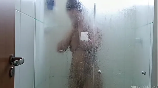 Fresh Shower of love! Brunette fucking without a condom my Tube
